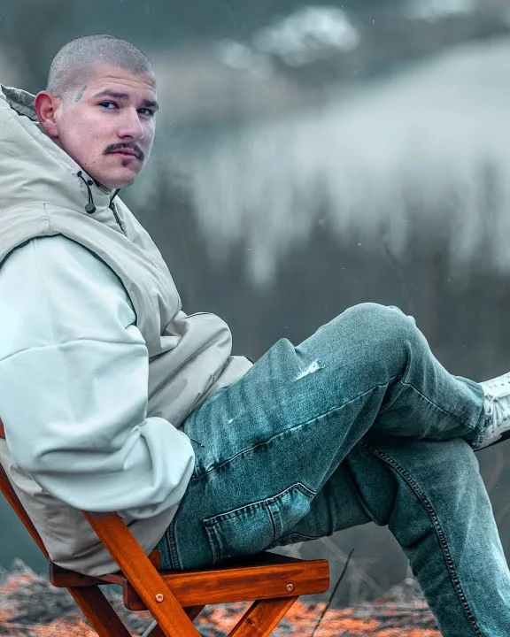 Doduț, rapper din Cluj-Napoca, cadru din videoclipul „Liniște”
