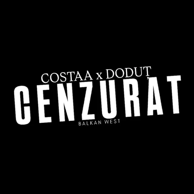 Coperta „Cenzurat” – COSTAA feat. Doduț