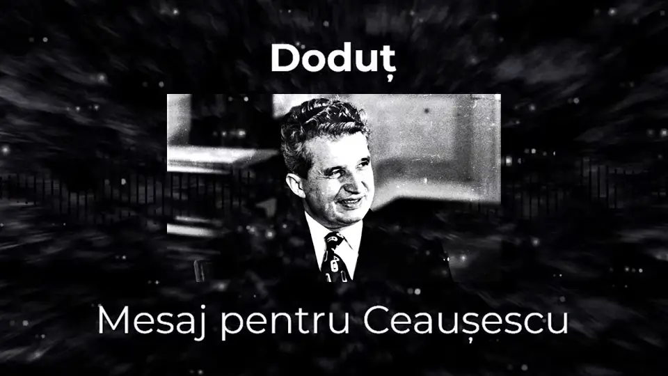 Coperta „Mesaj pentru Ceaușescu” – Doduț